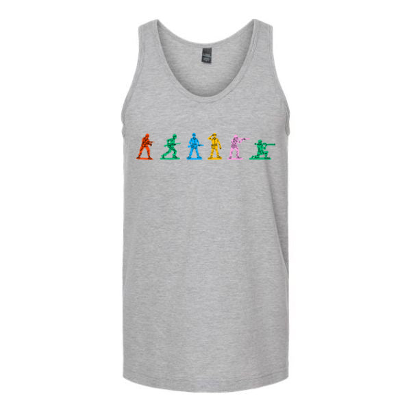 Colorful Toy Soldiers Unisex Tank Top Tank Top tshirts.com Heather Grey S 