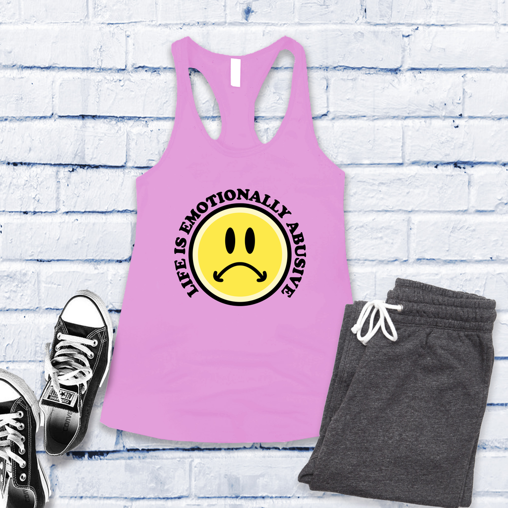 Life is Emotionally Abusive Women's Tank Top Tank Top Tshirts.com Lilac S 