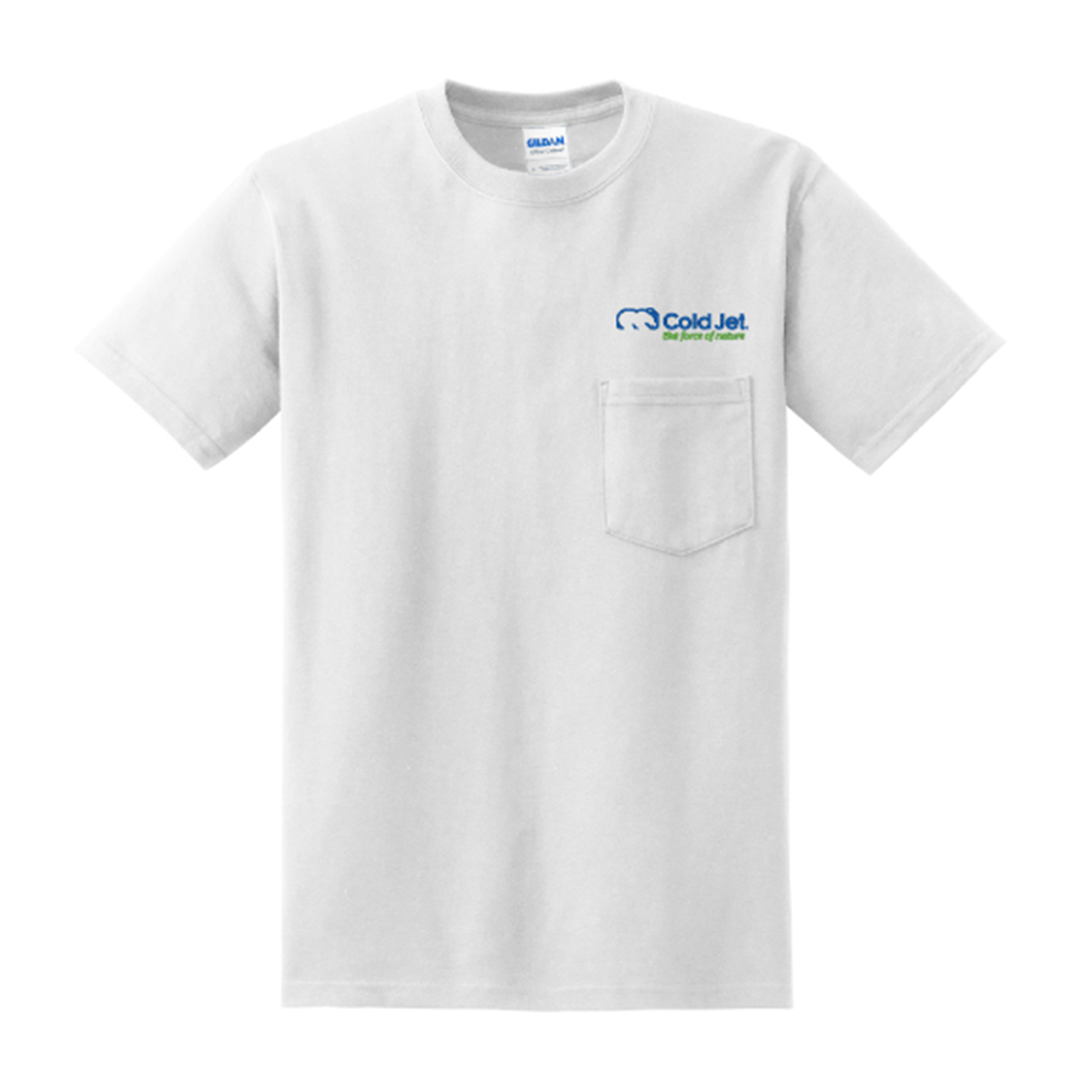 T-Shirt with Pocket 2300/E17400 T-Shirt Logos at Work White S 