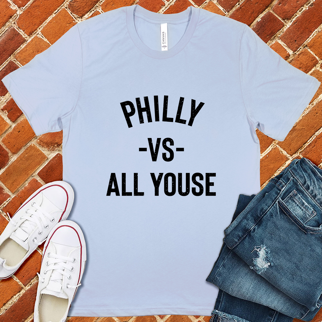 Philly vs All Youse T-Shirt T-Shirt Tshirts.com Baby Blue S 