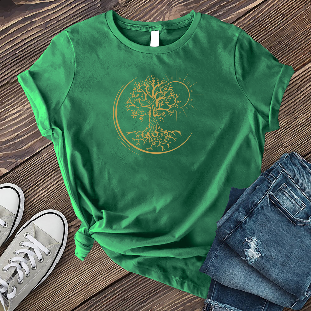 Cosmic Canopy Tree T-Shirt T-Shirt Tshirts.com Heather Kelly S 