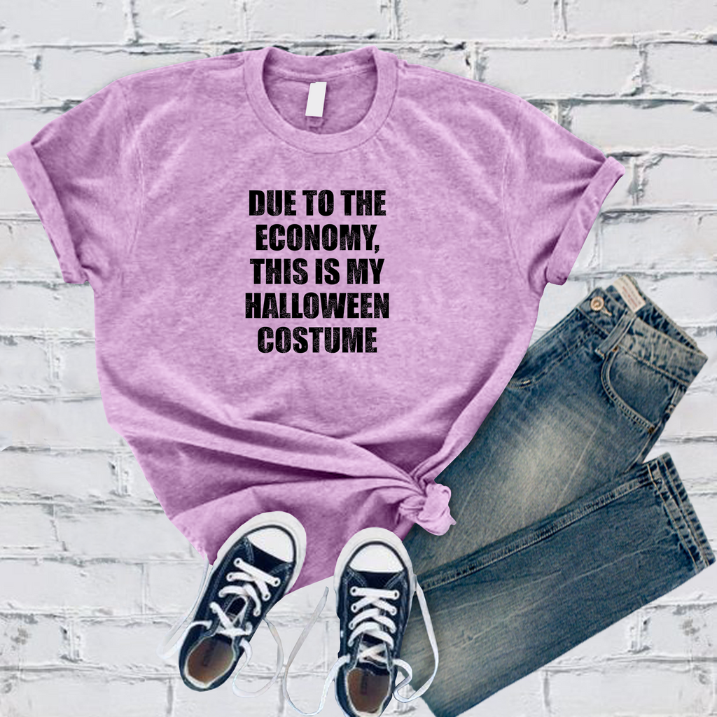 Economy Halloween Costume T-Shirt T-Shirt Tshirts.com Heather Prism Lilac S 