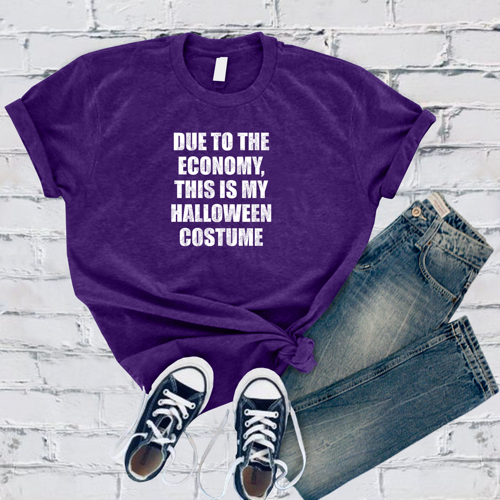 Economy Halloween Costume T-Shirt T-Shirt Tshirts.com Team Purple S 