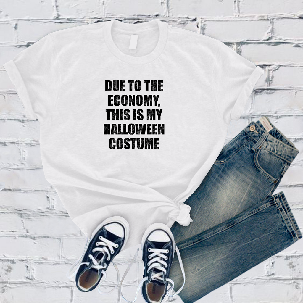 Economy Halloween Costume T-Shirt T-Shirt Tshirts.com White S 