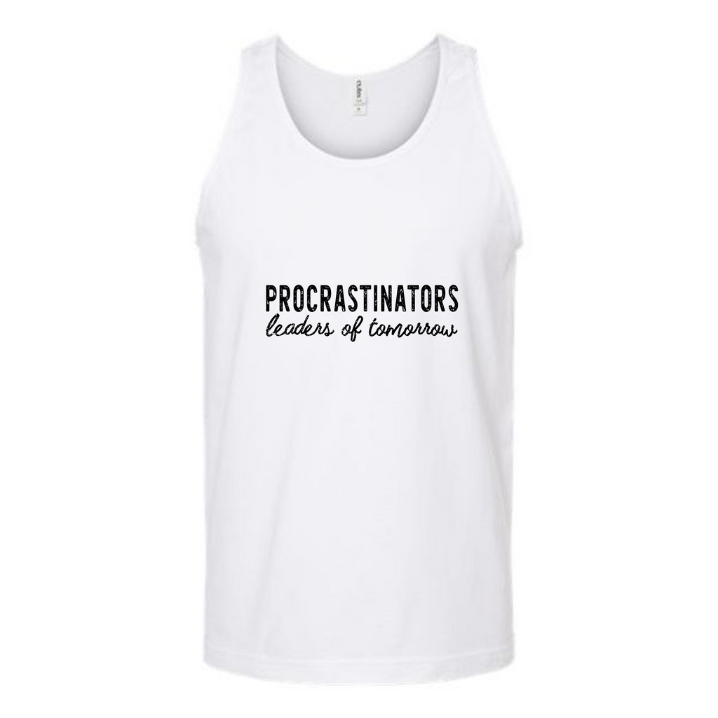Procrastinators Unisex Tank Top Tank Top Tshirts.com White S 