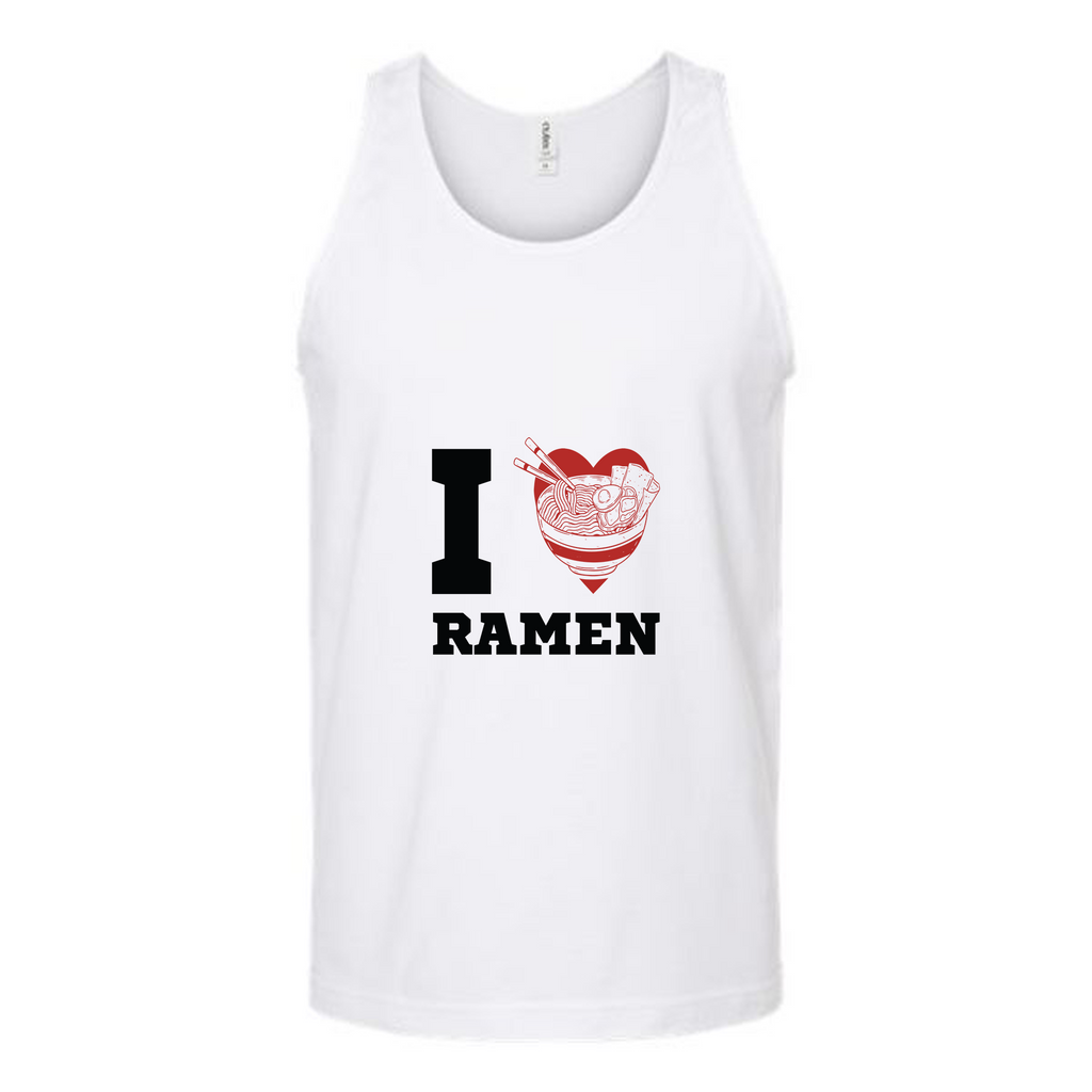 I Heart Ramen Unisex Tank Top Tank Top Tshirts.com White S 