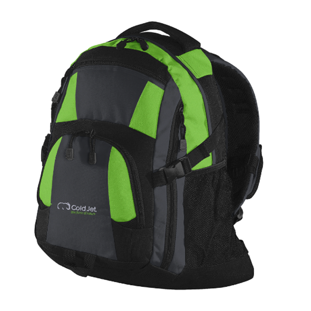Urban Backpack BG77/E17400  Logos at Work Black Bright Lime OSFA 