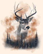 Wild Buck - Art Print Image