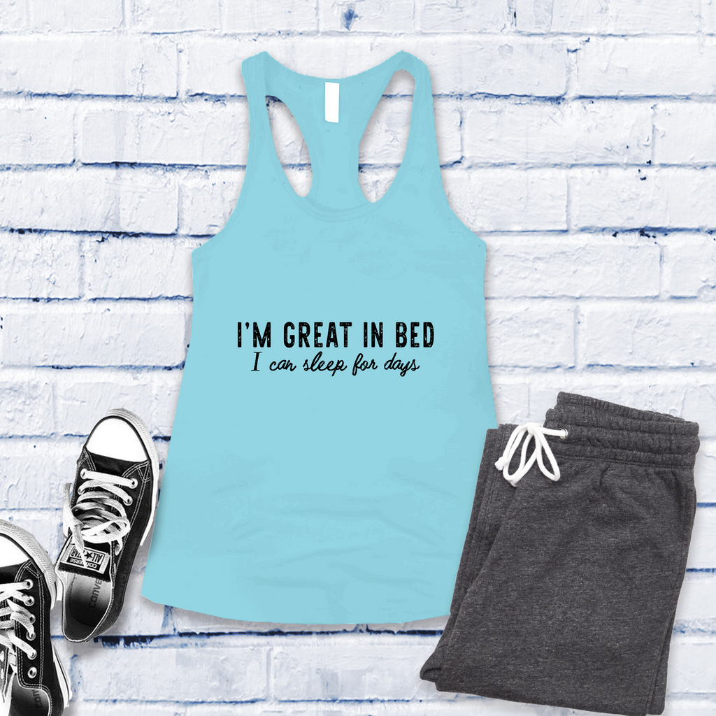 Great In Bed Women's Tank Top Tank Top Tshirts.com Cancun S 