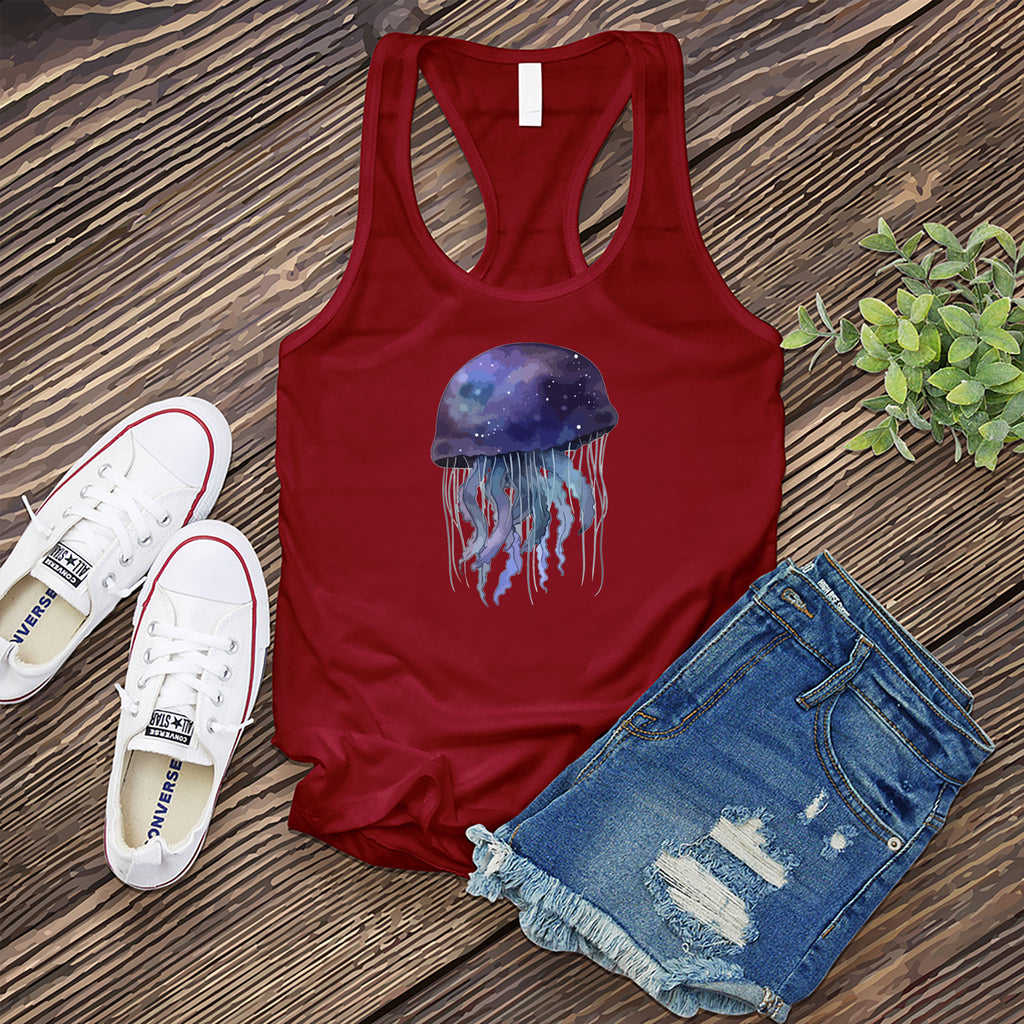 Watercolor Jellyfish Women's Tank Top Tank Top Tshirts.com Cardinal S 