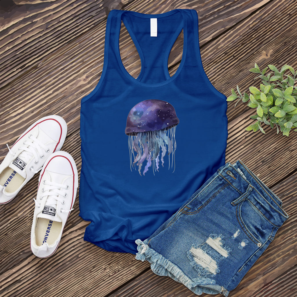 Watercolor Jellyfish Women's Tank Top Tank Top Tshirts.com Royal S 