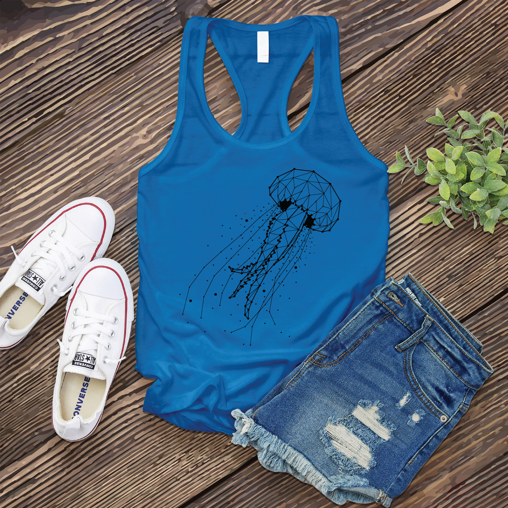 Constellation Jellyfish Women's Tank Top Tank Top Tshirts.com Turquoise S 