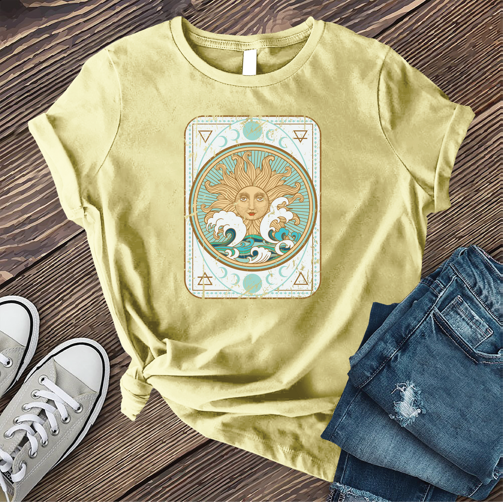 Solar Tarot T-Shirt T-Shirt Tshirts.com Heather French Vanilla S 
