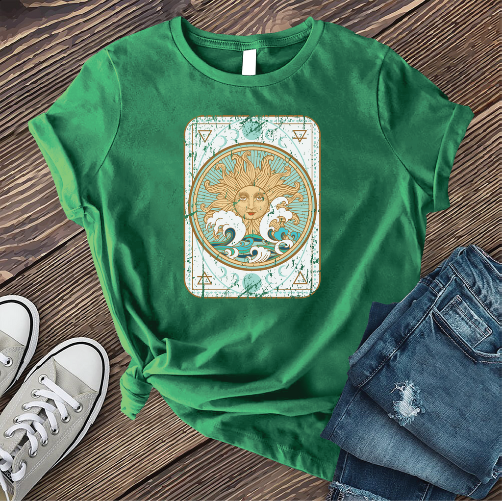 Solar Tarot T-Shirt T-Shirt Tshirts.com Heather Kelly S 