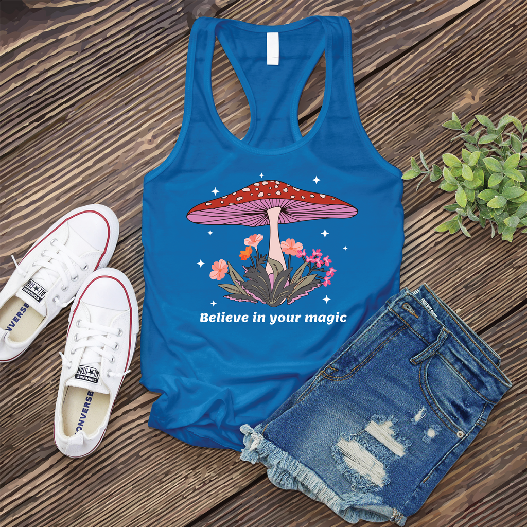 Believe in Your Magic Women's Tank Top Tank Top Tshirts.com Turquoise S 