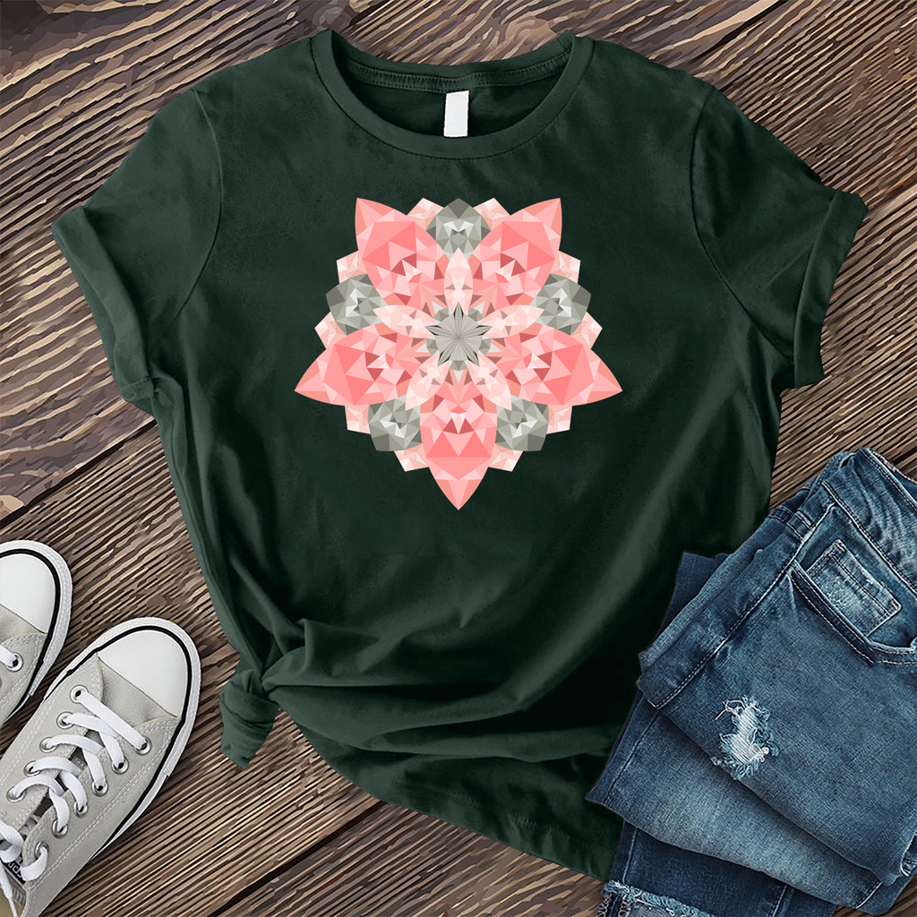 Pink Kaleidoscope T-Shirt T-Shirt tshirts.com Forest S 