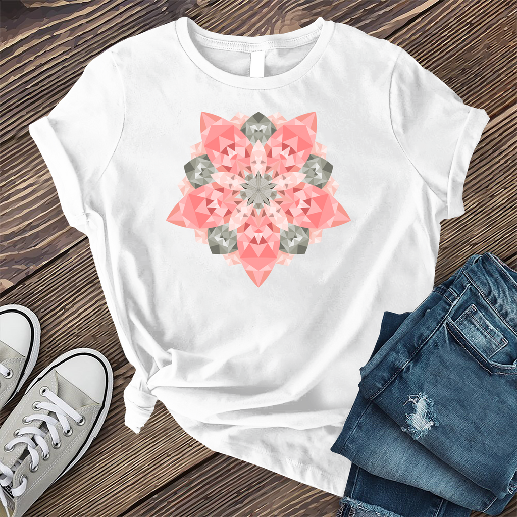 Pink Kaleidoscope T-Shirt T-Shirt tshirts.com White S 