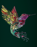 Mandala Humming Bird - Art Print Image