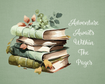 Adventure Awaits Book - Art Print Image