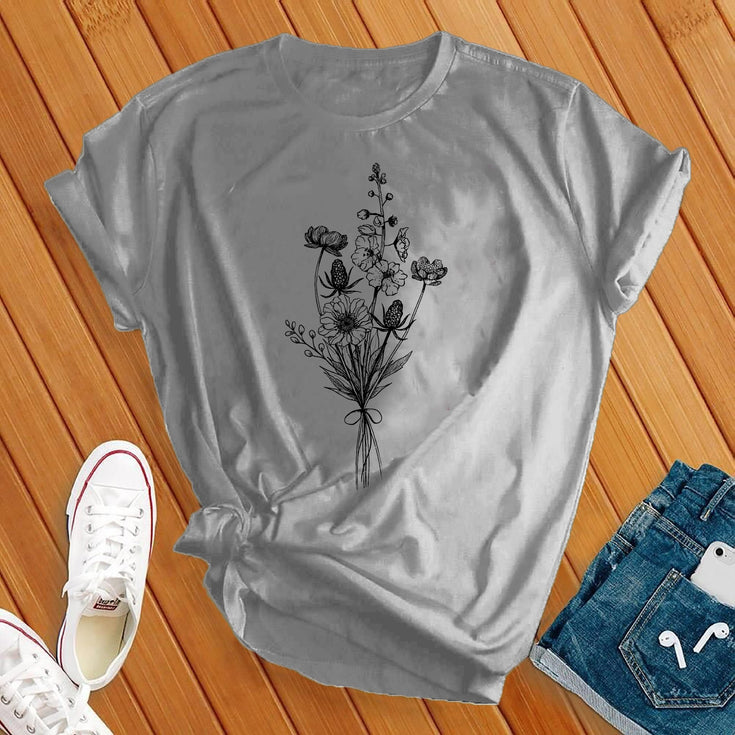 Floral Simple Bouquet T-Shirt Image
