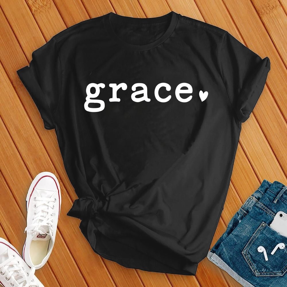 Grace T-Shirt T-Shirt tshirts.com Dark Grey Heather S 