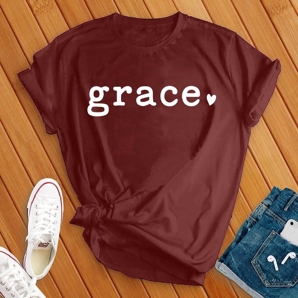 Grace T-Shirt T-Shirt tshirts.com Maroon S 