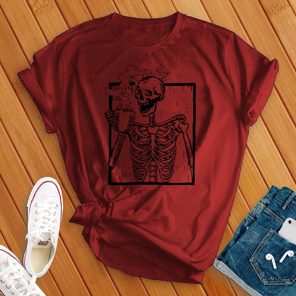 Hot Coffee T-Shirt T-Shirt Tshirts.com Red S 
