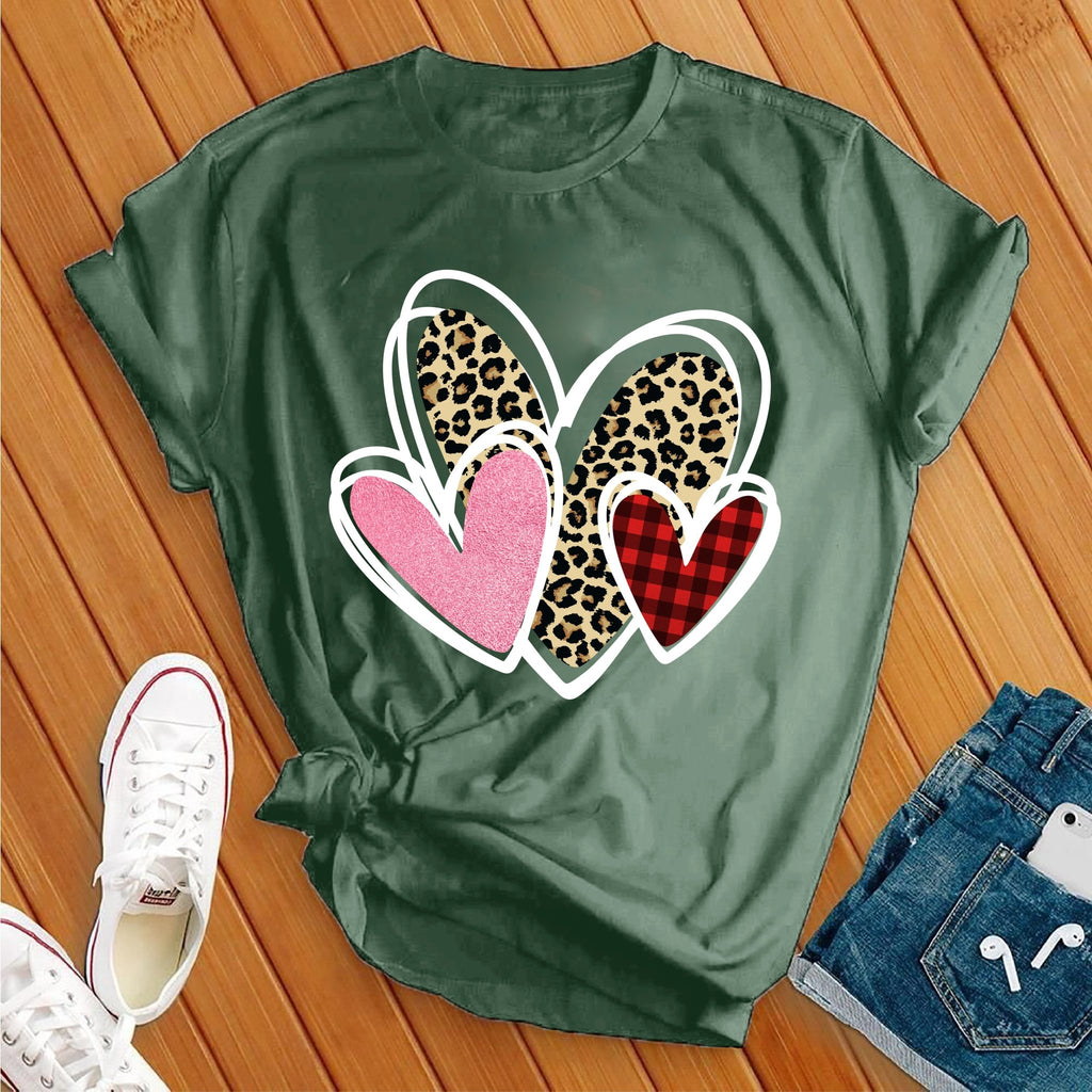 Lovely Valentines Hearts T-Shirt T-Shirt tshirts.com   