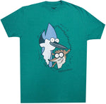 Regular Show Eye Spy Adult T-Shirt Image