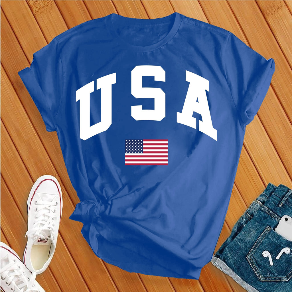 USA Comfortable T-Shirt T-Shirt tshirts.com True Royal S 