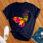 Watercolor Butterfly T-Shirt Image