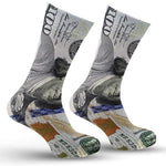 $100 Bill Socks Image