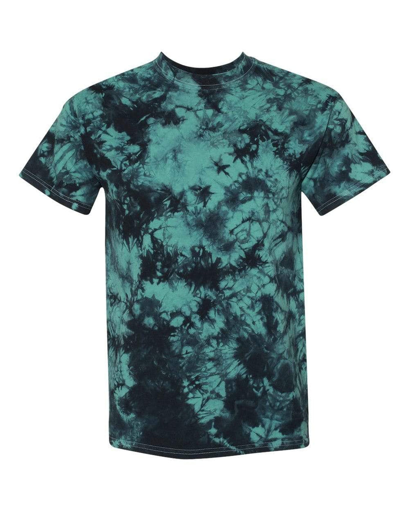 Black-Teal Crystal T-Shirt T-Shirt Dyenomite   