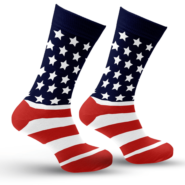 American Flag Socks Image