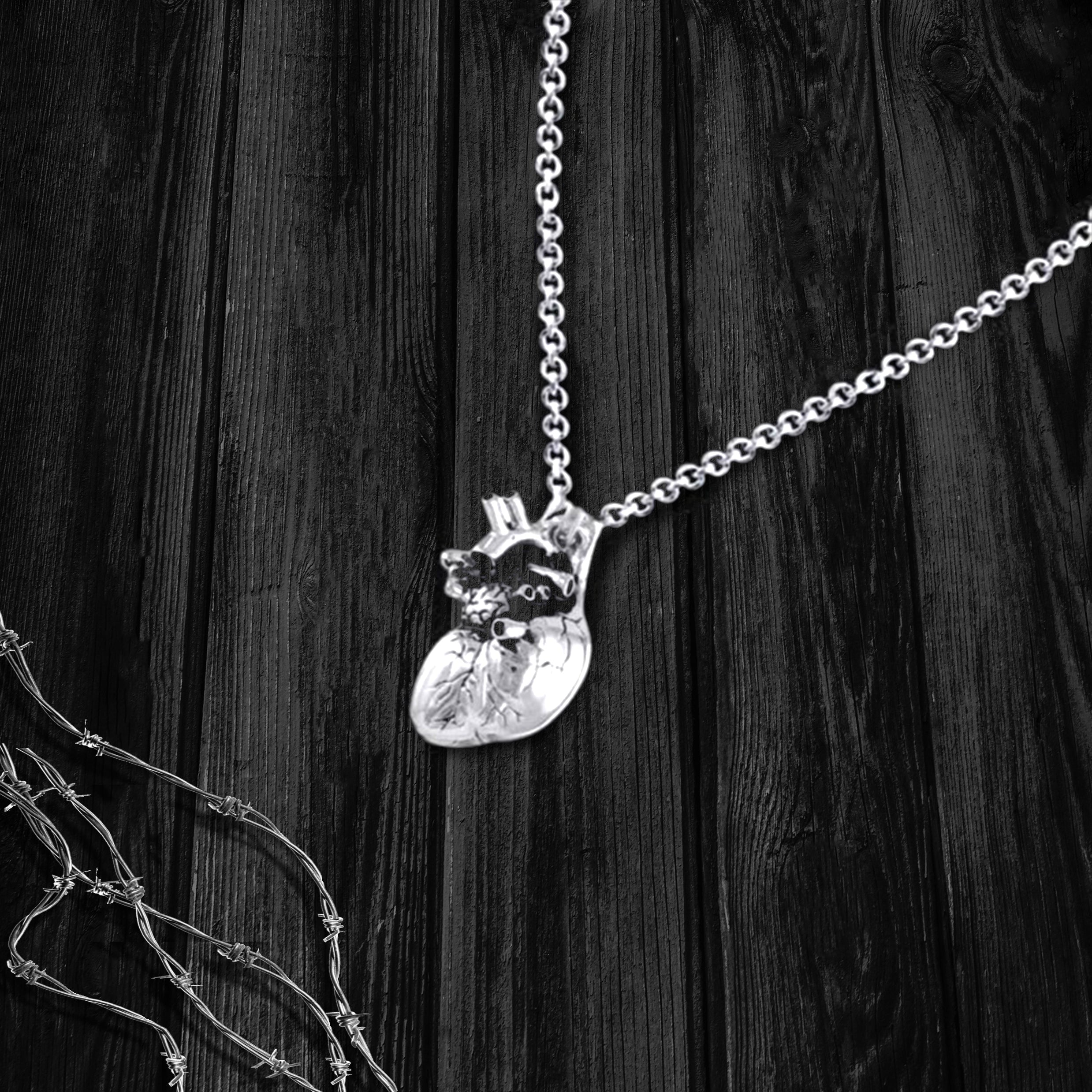 Anatomical Heart Necklace
