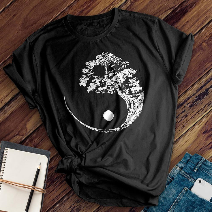 bonsai tree t shirt Yin Yang Bonsai Tee