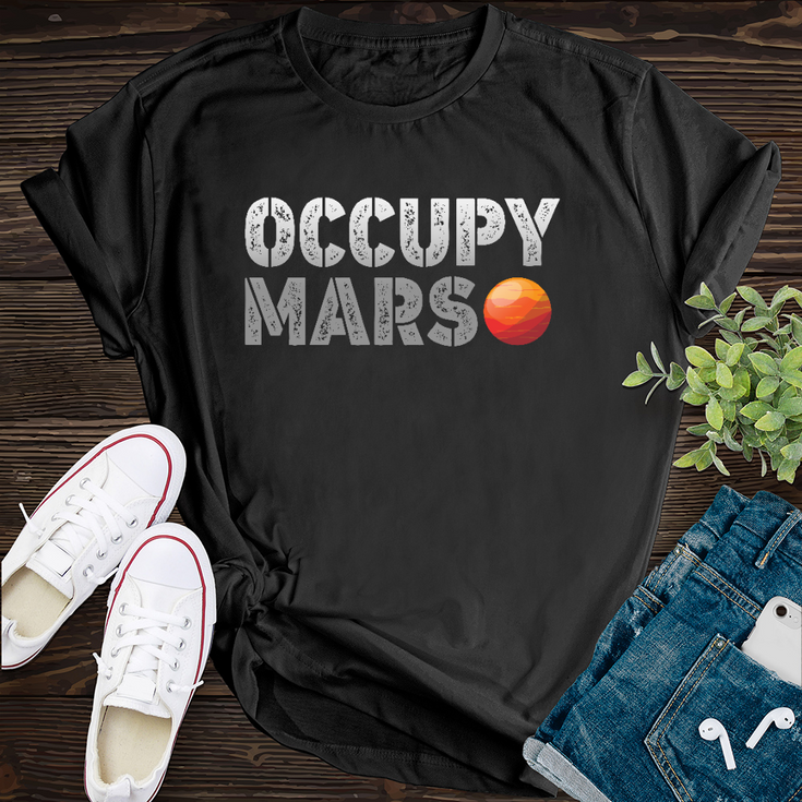 Occupy Mars T-Shirt Image