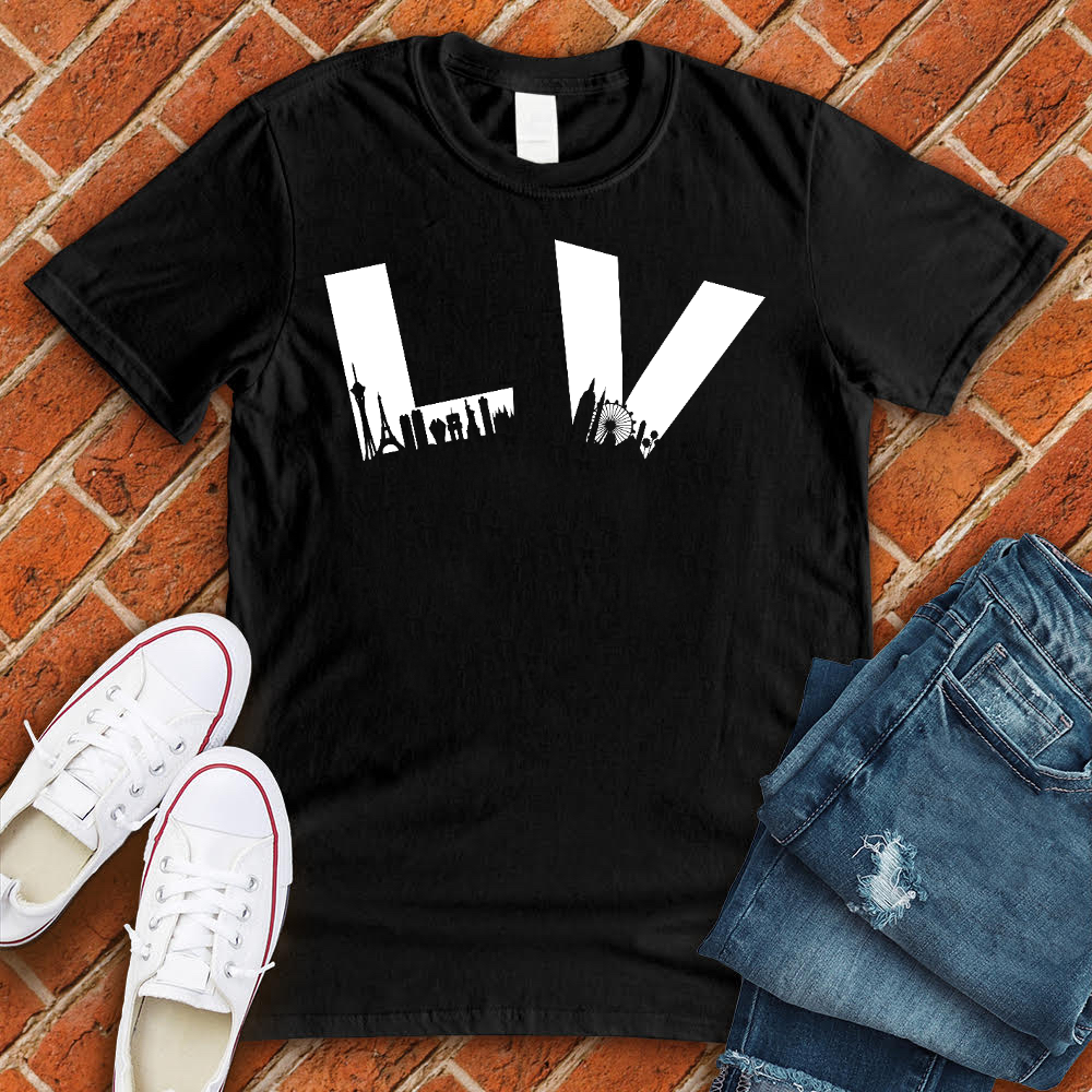 LV Curve Alternate T-Shirt T-Shirt tshirts.com Black L 