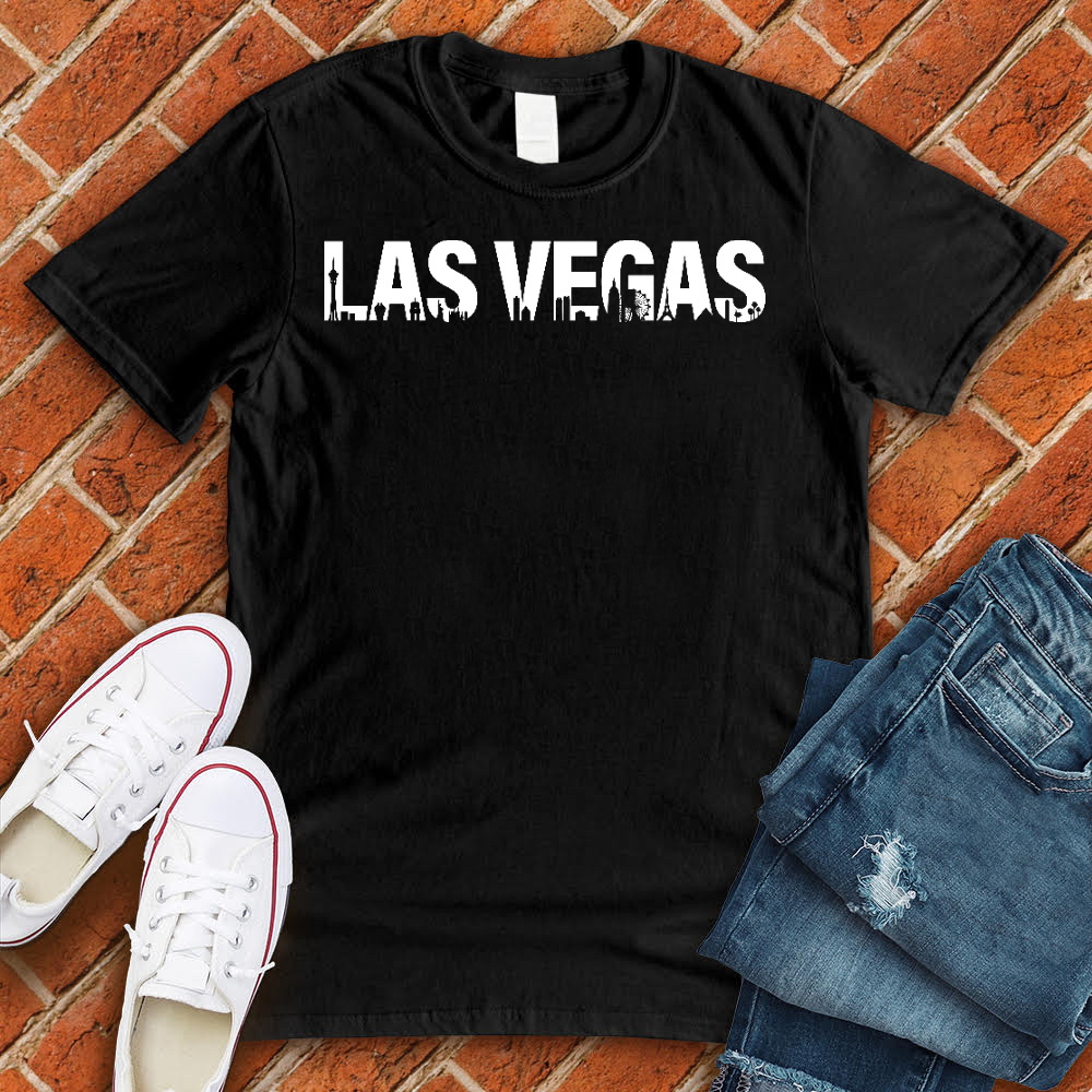 Las Vegas Skyline Alternate T-Shirt T-Shirt tshirts.com Black L 