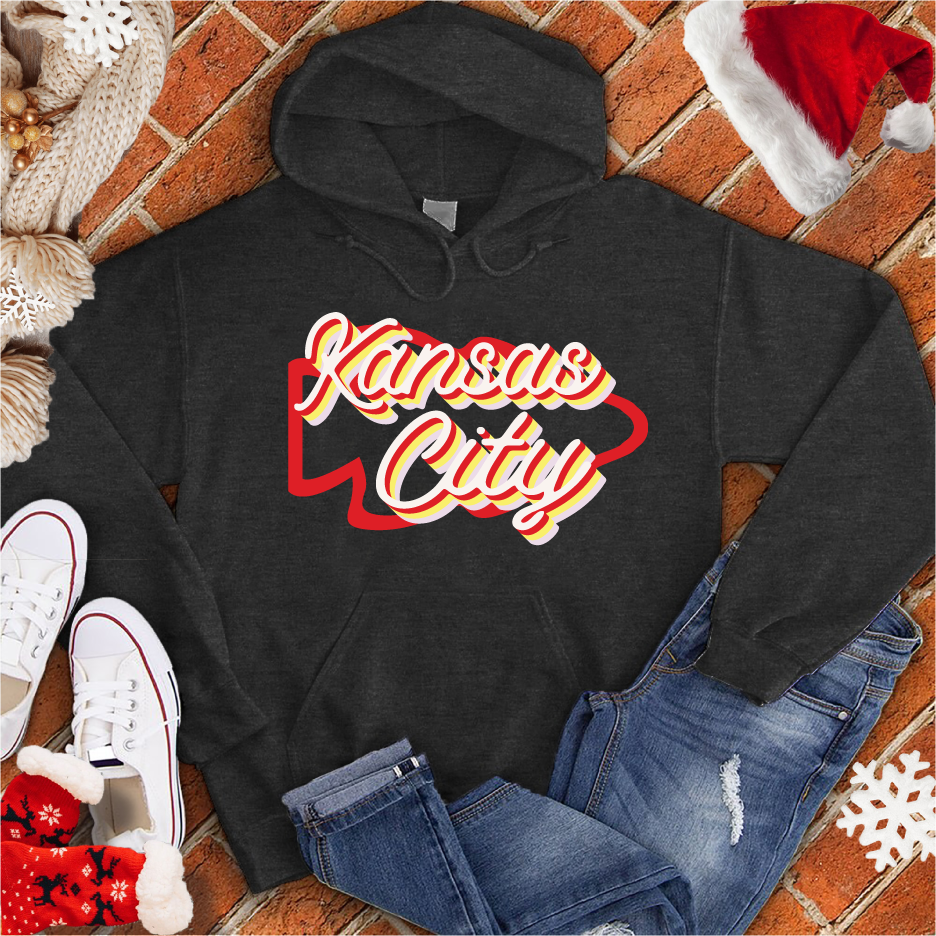Vintage Kansas City Arrowhead Hoodie Hoodie Tshirts.com Black S 
