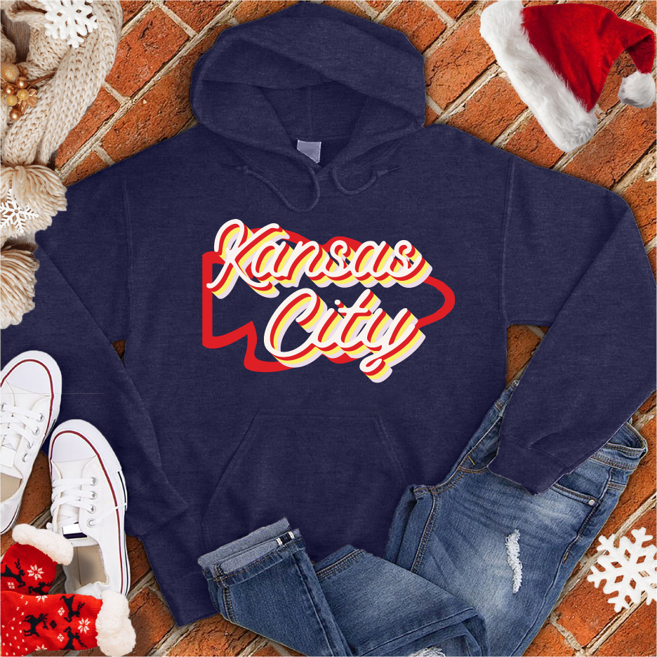 Vintage Kansas City Arrowhead Hoodie Hoodie Tshirts.com Classic Navy S 