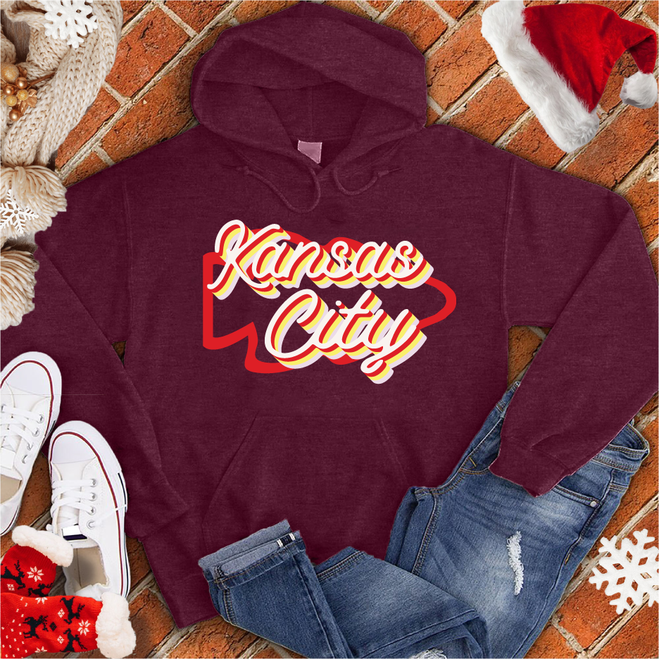 Vintage Kansas City Arrowhead Hoodie Hoodie Tshirts.com Maroon S 