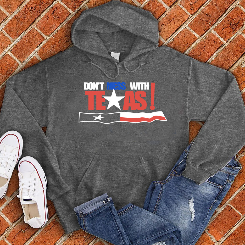 Don't Mess With Texas Flag Hoodie Hoodie tshirts.com Charcoal Heather S 