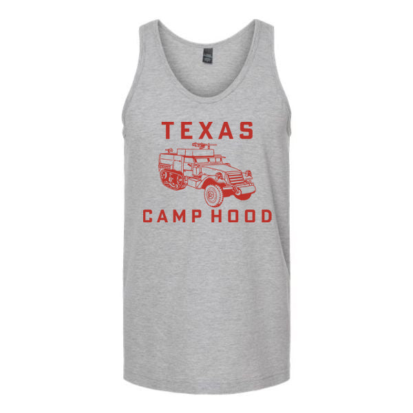 Camp Hood Texas Unisex Tank Top Tank Top tshirts.com Heather Grey S 