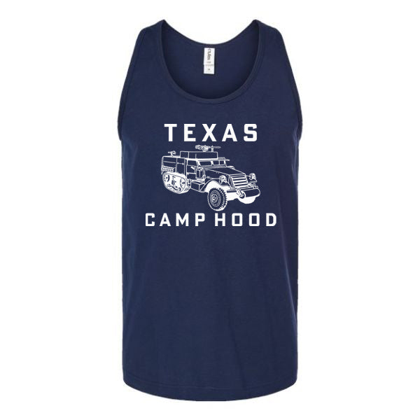 Camp Hood Texas Unisex Tank Top Tank Top tshirts.com Navy S 