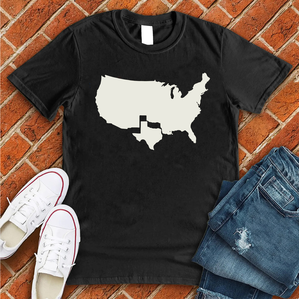 Texas Heartland T-Shirt T-Shirt Tshirts.com Black S 