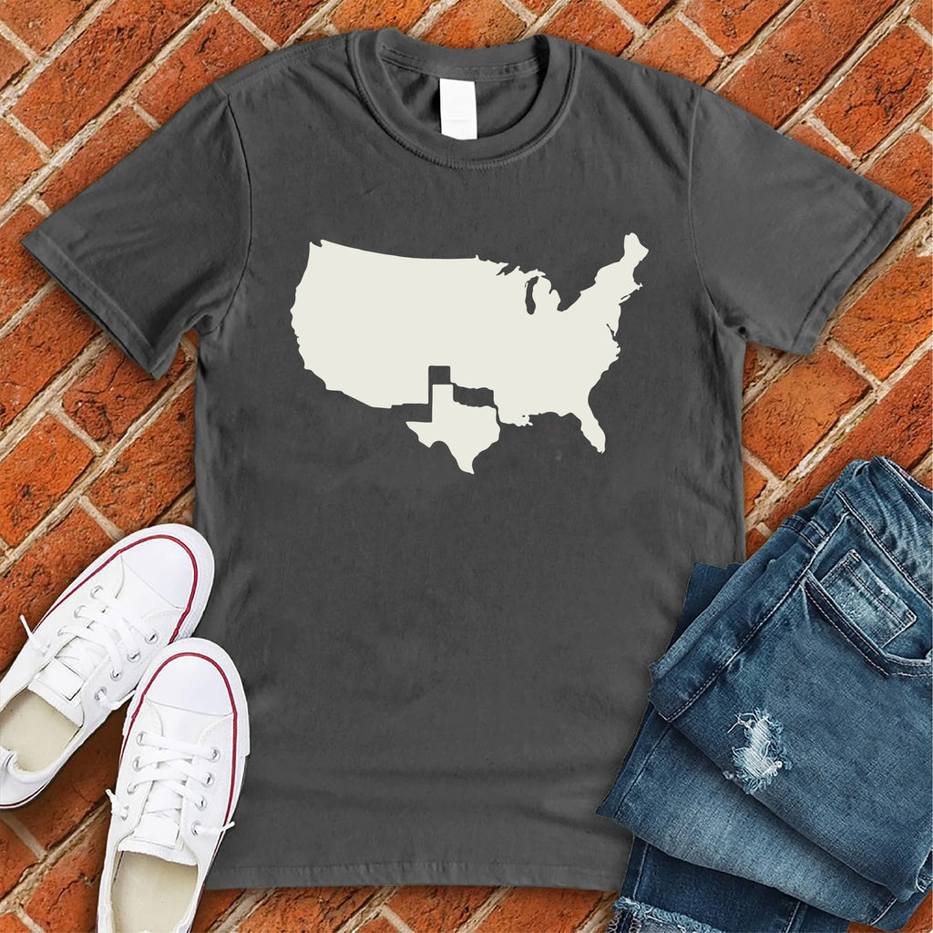 Texas Heartland T-Shirt T-Shirt Tshirts.com Asphalt S 