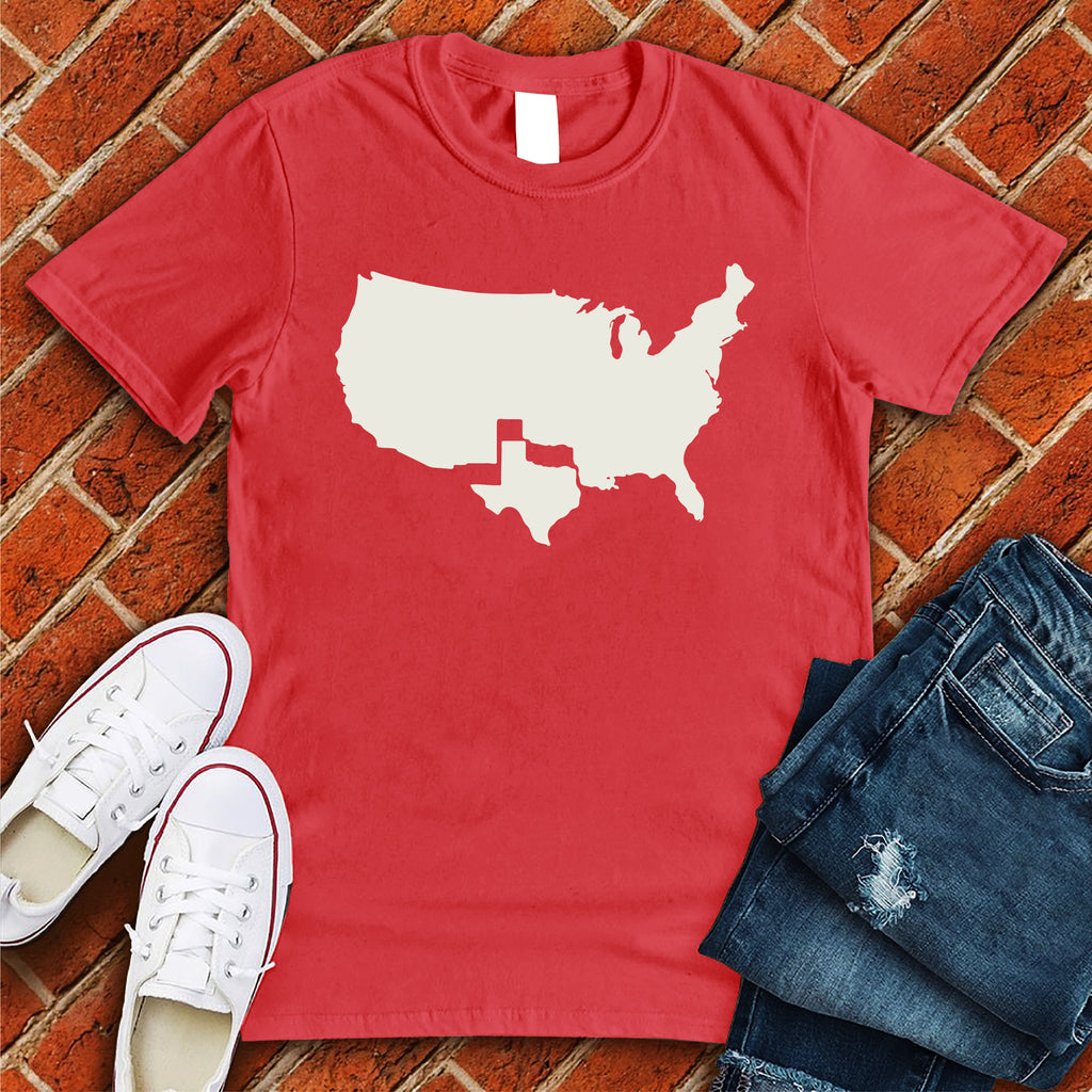 Texas Heartland T-Shirt T-Shirt Tshirts.com Red S 