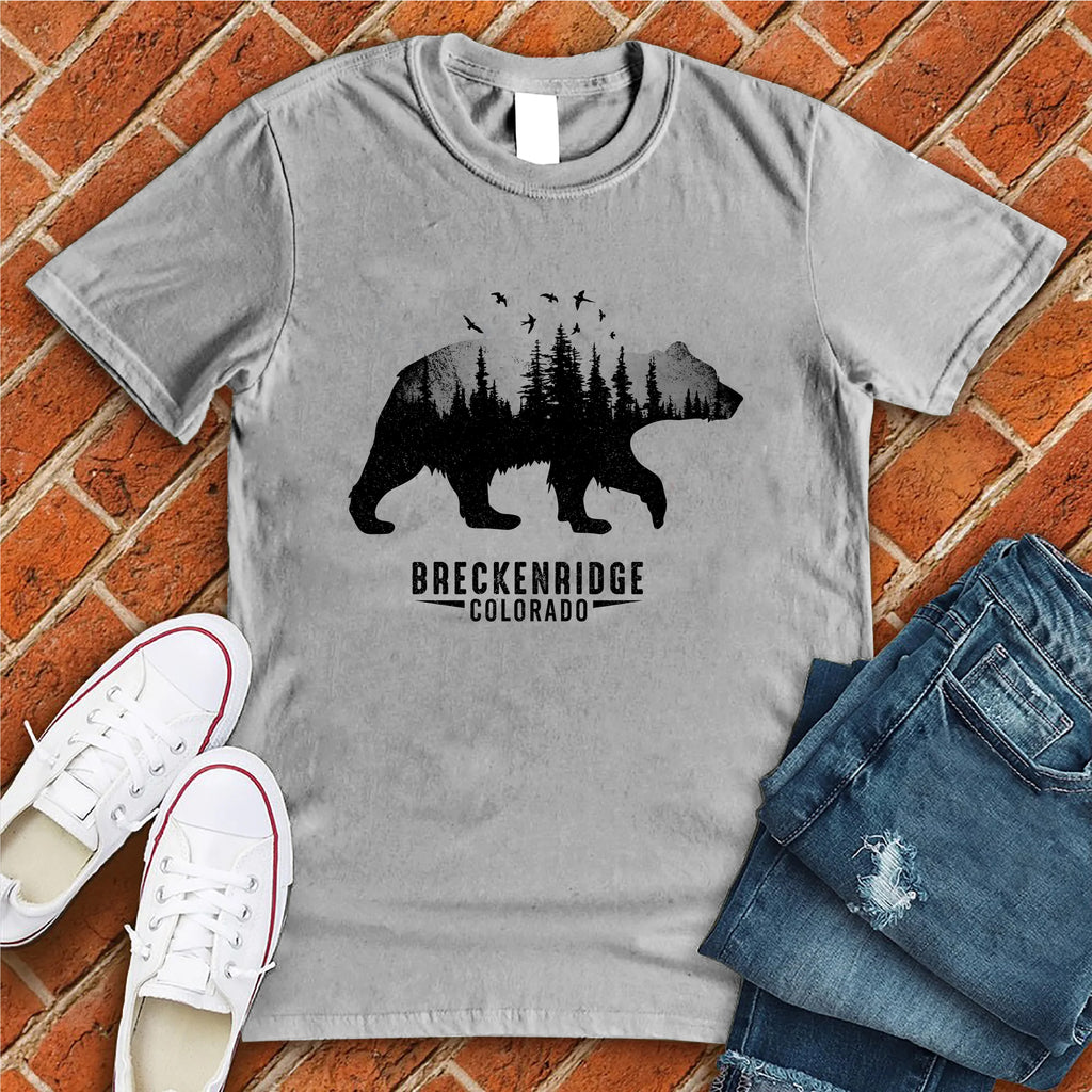 Breckenridge Bear T-Shirt T-Shirt Tshirts.com Athletic Heather S 