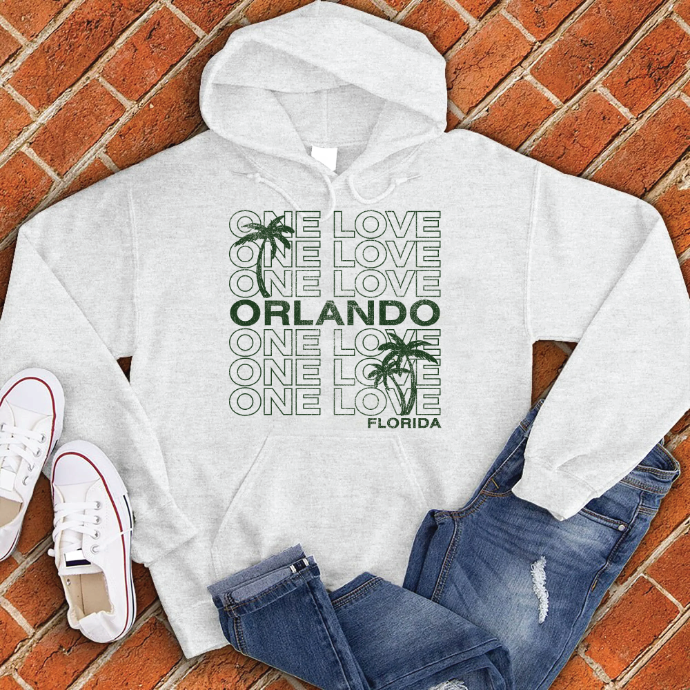 One Love Orlando Hoodie Hoodie tshirts.com White S 